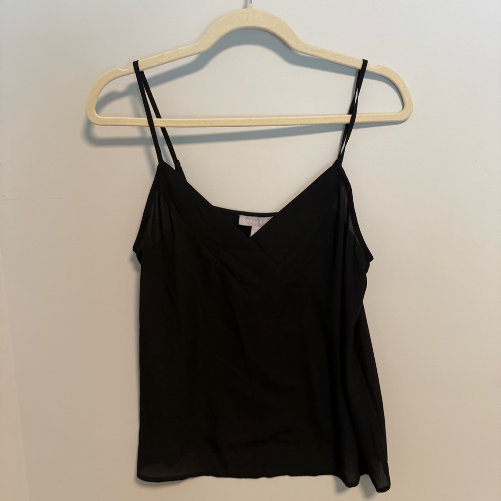 Chelsea28 Elegant Black Women's Camisole Top